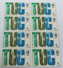 Load image into Gallery viewer, 1968 BRITISH TUC 4d 11 STAMPS MNH
