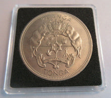 Load image into Gallery viewer, 1968 TONGA TAUFAAHAU TUPOU IV BUNC 1 PAANGA COIN ENCAPSULATED RARE COIN
