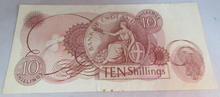 Load image into Gallery viewer, TEN SHILLINGS BANK NOTE J S FFORDE - 1967 VF-EF ONE RANDOMLY SELECTED NOTE
