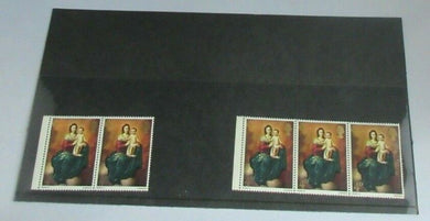 1967 MURILLO HARRISON MADONNA & CHILD 4d 5 STAMPS MNH