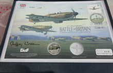 Load image into Gallery viewer, Battle of Britain 2010 £2 Silver Proof Spitfire Coin in PNC + Fuselage + Box/COA
