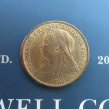 Load image into Gallery viewer, 1896 QUEEN VICTORIA 1 PENNY UNCIRCULATED WITH LUSTRE &amp; EYE APPEAL
