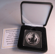 Load image into Gallery viewer, 2019 QEII STANDING BRITANNIA  1oz SILVER BU £2 TWO POUNDS COIN BOX &amp; COA
