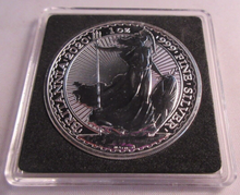 Load image into Gallery viewer, 2020 QEII STANDING BRITANNIA  1oz SILVER BU £2 TWO POUNDS COIN BOX &amp; COA
