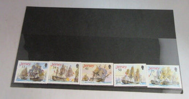 QUEEN ELIZABETH II JERSEY DECIMAL STAMPS VARIOUS MNH IN STAMP HOLDER