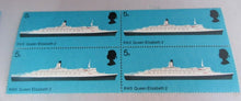 Load image into Gallery viewer, 1969 RMS QUEEN ELIZABETH 2 5d 9 X STAMPS MNH
