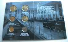 Load image into Gallery viewer, ESTONIAN SIX COIN SET BANK OF ESTONIA EESTI KAIBEMUNDID COINS IN INFO CARD
