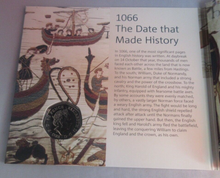 Load image into Gallery viewer, Battle of Hasting 1066 950th Anniversary 2016 BUnc Royal Mint 50p Coin Pack
