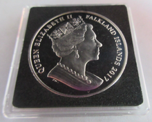 Load image into Gallery viewer, 2017 YEAR OF THREE KINGS KING EDWARD VIII FALKLAND ISLAND ONE CROWN COIN CAP&amp;COA
