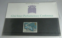 Load image into Gallery viewer, 1975 62ND INTER-PARLIAMENTARY CONFERENCE BRITISH MINT STAMPS PRESENTATION PACK
