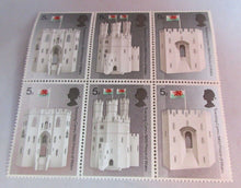 Load image into Gallery viewer, 1969 TYWYSOG CYMRU PRINCE OF WALES 5d x 6 &amp; 1 SHILLING X 4 POSTAGE STAMPS MNH
