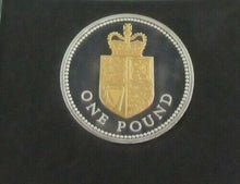 Load image into Gallery viewer, 2008 Royal Mint British Crowned Royal Shield £1 One Pound Silver Gold Proof Coin
