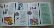 Load image into Gallery viewer, 1996 FROM OLD PENNIES...TO DECIMAL PENCE 7 X £.s.d.COINS &amp; 7 X DECIMAL COINS SET
