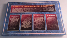 Load image into Gallery viewer, USA AMERICAN PRESIDENTS COIN COLLECTION 4 COIN SET IN HARD CASE
