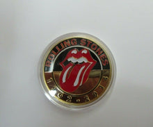 Load image into Gallery viewer, 2014 ROLLING STONES GOLD &amp; COLOURISED PROOF MEDALLION 1962 - 2014
