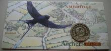 Load image into Gallery viewer, 1951-2001 THE ARCHERS - FROM THE HEART OF THE COUNTRY MEDALLIC COVER PNC &amp; INFO
