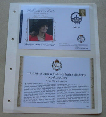 2011 WILLIAM & KATE - A ROYAL LOVE STORY - A FIRST OFFICIAL APPEARANCE COVER
