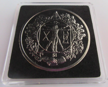 Load image into Gallery viewer, 2006 VITRUVIAN MAN LEONARDO DA VINCI BU SIERRA LEONE ONE DOLLAR COIN CAP &amp; COA
