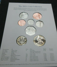 Load image into Gallery viewer, 2021 ROYAL  MINT BUNC DIFFINATIVE COIN SET £2 £1 50p - 1p IN OUTER BOX
