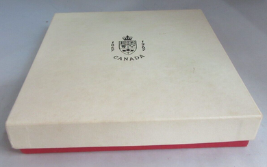 1867-1967 ROYAL CANADIAN MINT 7 COIN SET MEDAL DOLLAR & CENTS ORIGINAL CASE &BOX