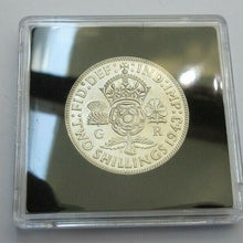 Load image into Gallery viewer, 1943 GEORGE VI SILVER FLORIN 2 SHILLINGS SPINK REF 4081 BOXED WITH CERT
