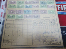 Load image into Gallery viewer, 1939 - 1940 WWII GERMANY Invalidenvers REVENUE STAMPBOOK &amp; STAMPS
