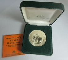 Load image into Gallery viewer, 1999 AUSTRALIA&#39;S SILVER KANGAROO 1 TROY OZ .999 SILVER ONE DOLLAR WITH COA &amp; BOX
