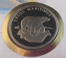 Load image into Gallery viewer, 1987 WWF FOR NATURE POLAR BEARS OFFICIAL FIRST DAY COVER S/PLATED PR MEDAL PNC
