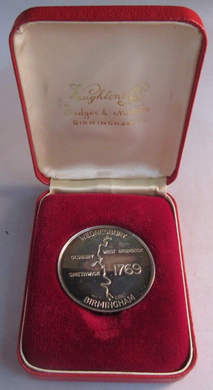 1769-1969 WEDNESBURY CANAL SILVER PROOF MEDAL STUNNING TONE V SCARCE IN SILVER