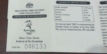 Load image into Gallery viewer, 2000 Sydney Olympic Silver Proof 16 Coin Collection From RAM .999 AG Boxed&amp;COA
