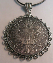 Load image into Gallery viewer, 1780 MARIA THERESA THALER 1780 SILVER COIN WITH HALLMARKED MOUNT WITH NECKLACE
