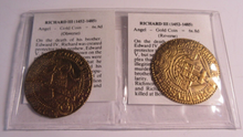 Load image into Gallery viewer, RICHARD III ANGEL 6S 8D OBVERSE &amp; REVERSE RE-STRIKES
