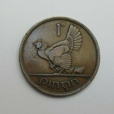 1940 IRELAND 1 BRONZE PENNY KEY DATE low mintage SPINK ref 6643 EIRE A2
