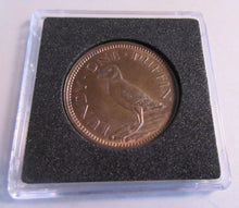 Load image into Gallery viewer, 1929 LUNDY ISLAND BRONZE ONE PUFFIN MARTIN COLES HARMAN UNC WITH BOX &amp; COA
