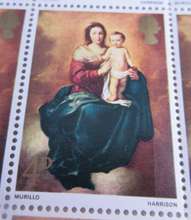 Load image into Gallery viewer, 1969 MADONNA &amp; CHILD 4d HALF SHEET 60 X STAMPS MNH WITH STAMP HOLDER
