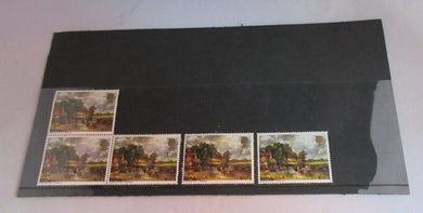 1968 CONSTABLE 1821 HARRISON 1/9 5 X STAMPS MNH WITH CLEAR FRONTED STAMP HOLDER