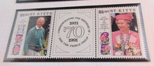 Load image into Gallery viewer, 1991 THE BIRTHDAYS OF QEII 65 &amp; PRINCE PHILIP 70 STAMPS MNH &amp; ALBUM SHEET
