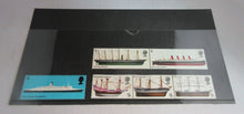 Load image into Gallery viewer, 1969 QUEEN ELIZABETH II BRITISH SHIPS 6 STAMPS MNH &amp; CLEAR FRONTED STAMP HOLDER
