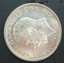 Load image into Gallery viewer, 1918 GEORGE V BARE HEAD FIRST COIN HALF 1/2 CROWN SPINK 4011 CROWNED SHIELD Cc2
