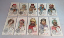 Load image into Gallery viewer, WILLS CIGARETTE CARDS TIME &amp; MONEY COMPLETE SET OF 50 IN CLEAR PLASTIC HOLDER
