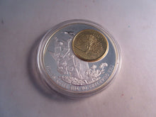 Load image into Gallery viewer, 2001 QUARTERS OF THE 50 STATES SILVER PLATED MEDAL GOLD PLATED QUARTER &amp; CAPSULE
