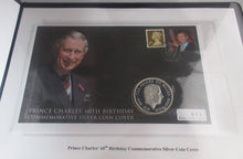 Load image into Gallery viewer, 2008 King Charles III Silver Proof 60th Birthday UK £5 Coin &#39;Ich Dien&#39; PNC No 81
