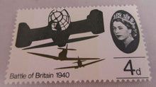 Load image into Gallery viewer, 1965 VARIOUS QEII BATTLE OF BRITAIN 13 PRE DECIMAL STAMPS MNH IN STAMP HOLDER
