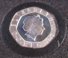 Load image into Gallery viewer, 2000 QEII MILLENNIUM SILVER PROOF TWENTY PENCE 20P COIN BOX &amp; COA
