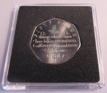 Load image into Gallery viewer, 2018 QEII CORONATION OATH ISLE OF MAN BUNC 50P COIN ENCAPSULATED WITH COA
