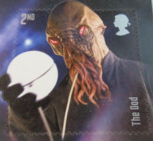 Load image into Gallery viewer, DR WHO 1963-2013 SET OF FIVE STAMPS PRESENTED IN STAMP HOLDER
