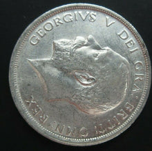 Load image into Gallery viewer, 1918 GEORGE V BARE HEAD FIRST COIN HALF 1/2 CROWN SPINK 4011 CROWNED SHIELD Cc1
