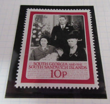 Load image into Gallery viewer, 1986 QUEEN ELIZABETH II 60TH BIRTHDAY SOUTH GEORGIA STAMPS &amp; ALBUM SHEET
