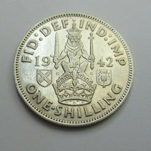 Load image into Gallery viewer, 1942 SCOTISH SHILLING GEORGE VI 1ST COINAGE SPINK REF 4083 UNC CC2
