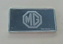 Load image into Gallery viewer, 1946 MG 15mm X 10mm 1.60gram SILVER INGOT WITH INFORMATION SLIP
